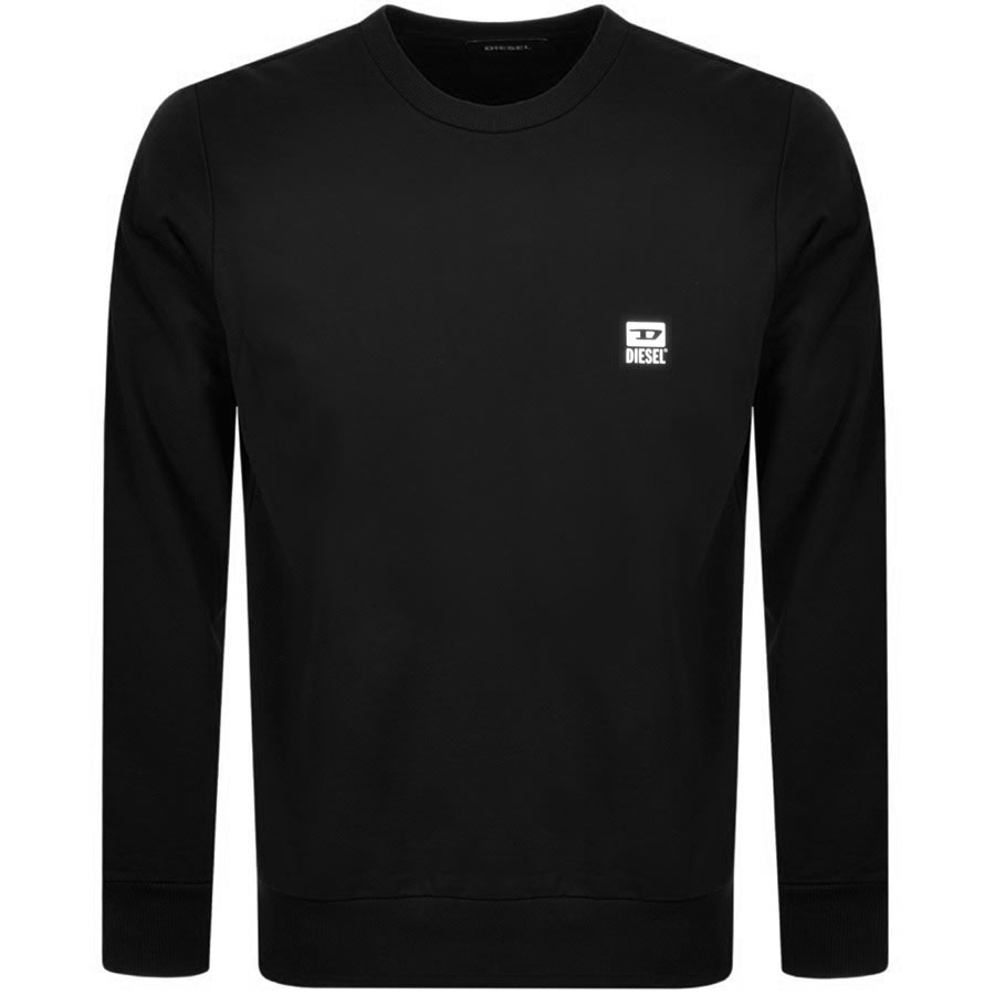 Alternative Image for ProductDiesel Crew Neck Girk Sweatshirt Black1